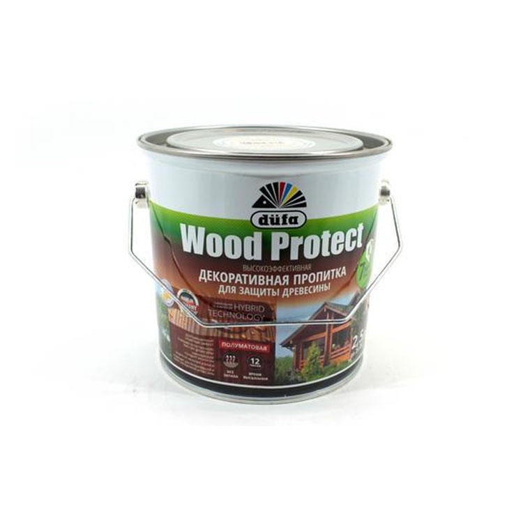 Пропитка декор. 2,5л бесцветная для древесины/Dufa Wood Protect 