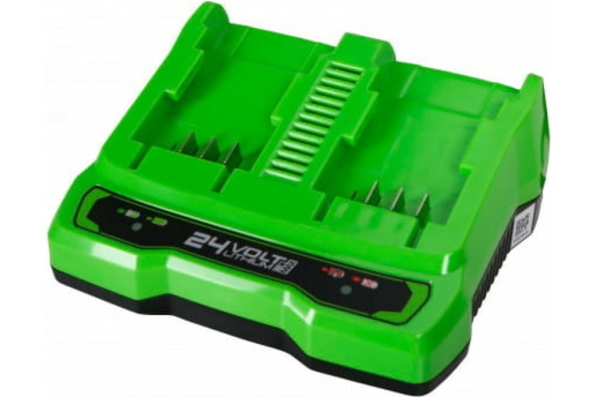 Зарядное устройство для 2-х аккумуляторов Greenworks G24X2UC2, 24V 2931907