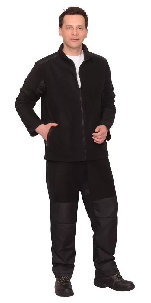 Костюм флисовый темно-синий  (куртка, брюки)