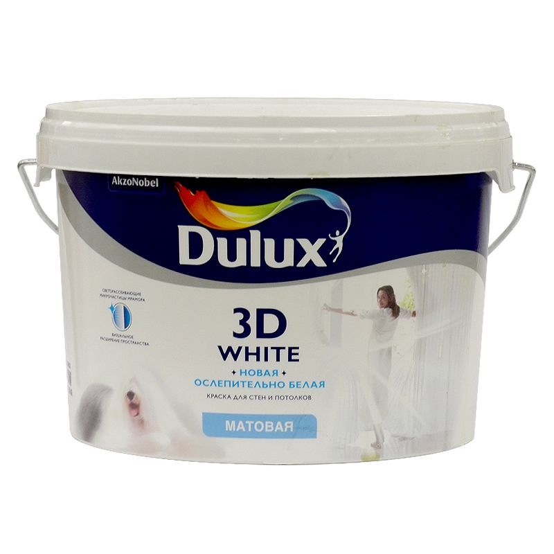 Краска  3D White матовая BW 2.5л/DULUX