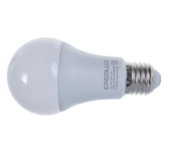 Ergolux LED-A60-17W-E27-3K (Эл.лампа светодиодная ЛОН 17Вт E27 3000K 172-265В)