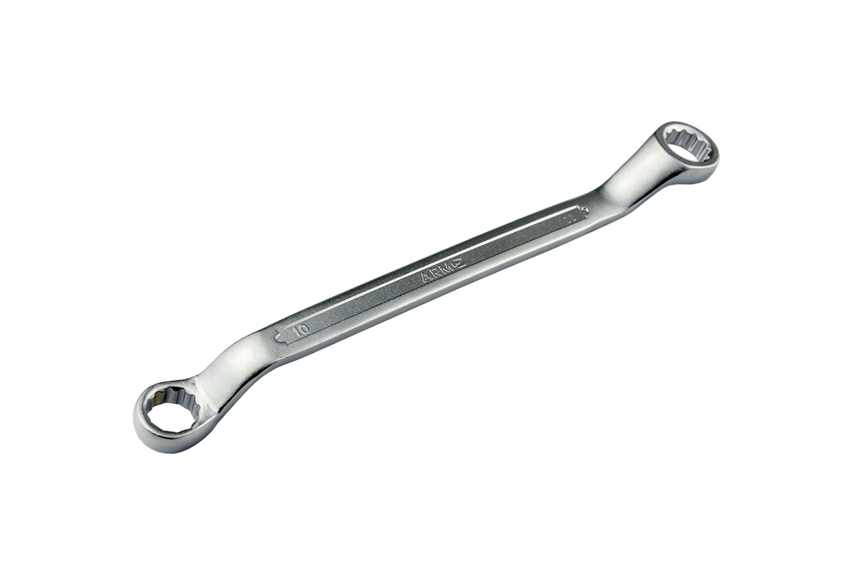 Ключ накидной, хромированный 12х13 мм Материал: углеродистая сталь RIKKER (KEY072)