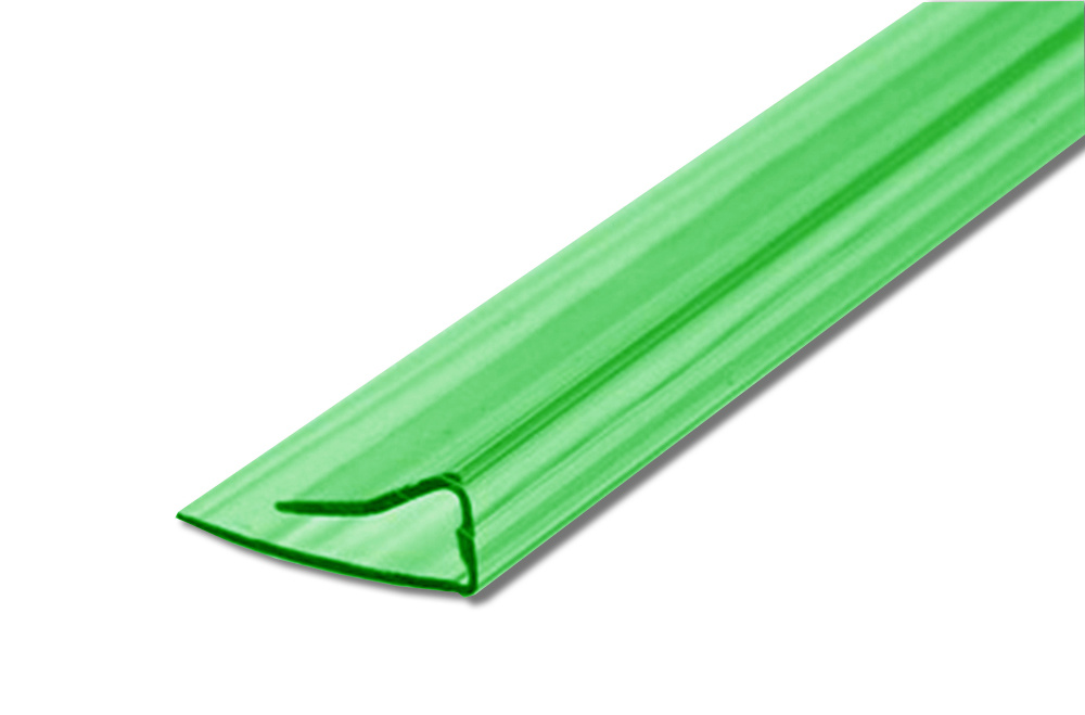 Профиль окончательный 2,1м (полик 10мм) зеленый