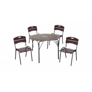 Набор мебели "Толедо" 4 стула+стол кругл.