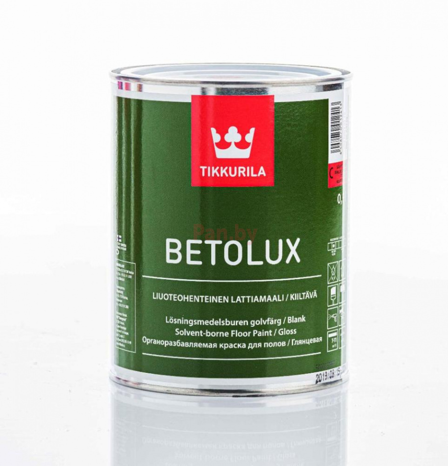 Бетолюкс Аква База С 0,9л краска для пола полиуретано-акрилатная/Тиккурила