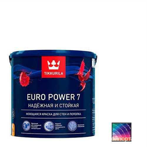 Краска для стен потолков 2,7л "EURO POWER-7" /Тиккурила