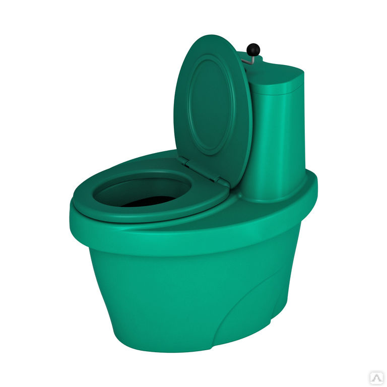 Торфяной туалет "Rostok зеленый" 100л