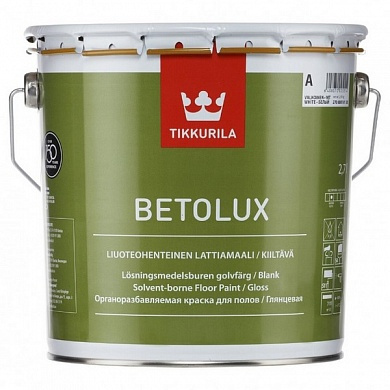 Бетолюкс Аква 2,7л краска для пола полиуретано-акрилатная/Тиккурила