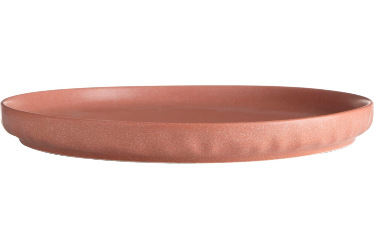 Тарелка BILLIBARRI Old Clay , матовая розовая 26см (500-276)